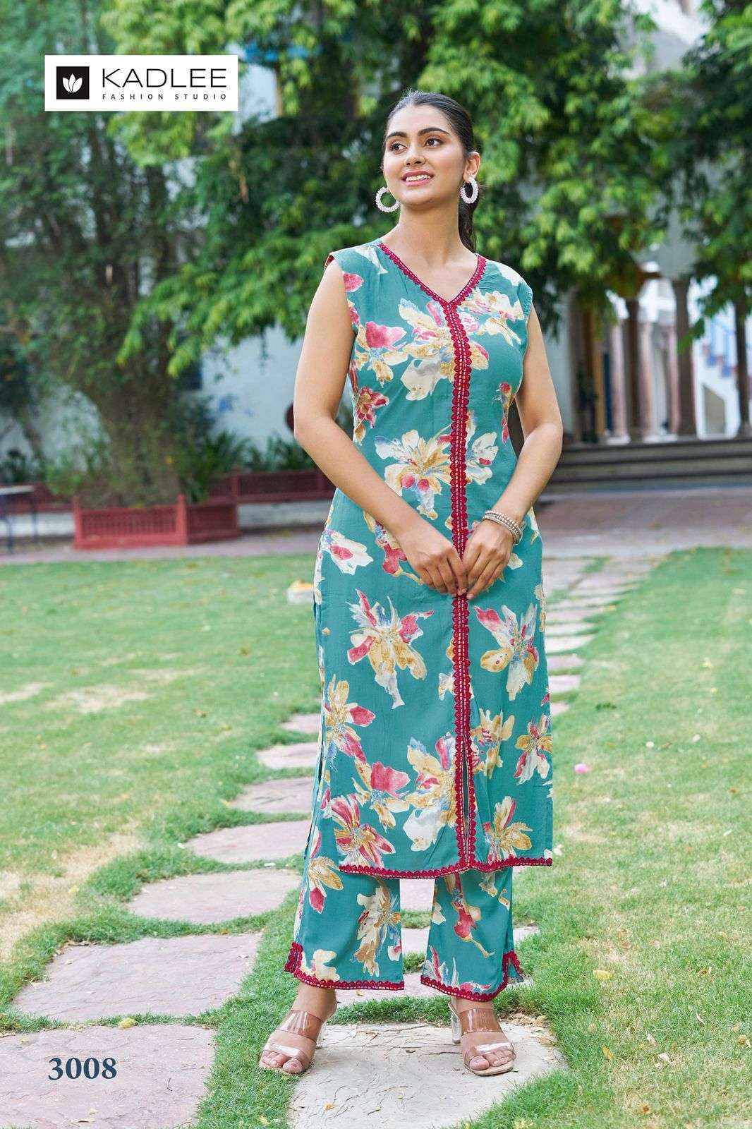 Saavi Vol 2 By KADLEE 3007 To 3012 Series Designer Collection Cotton Co-ord Set At Wholesale Price